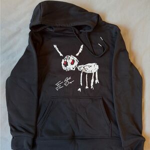 Black Graphic Hoodie
